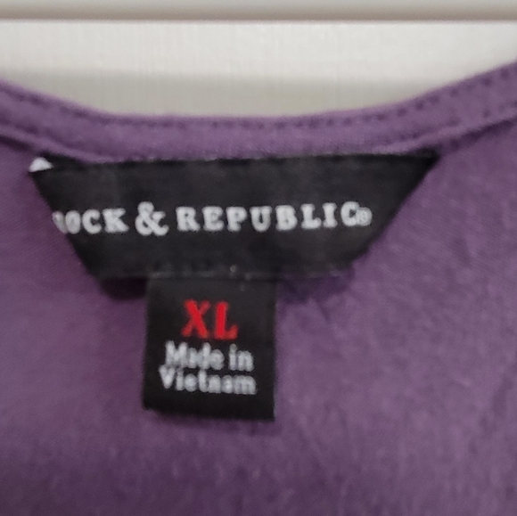 Purple Cold Shoulder Top - Picture 2 of 4